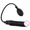 Produkte für Erwachsene Dildo für Analspielzeug Erweiterbarer Butt Plug Silikon Massager Sexspielzeug für Frauen Männer Aufblasbarer Anal Plug Hinterhof