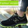 Labor Insurance Shoes Anti-smashing and Anti-piercing, Lightweight and Non-slip Safety Protective Shoes, Breathable Construction Site Shoes