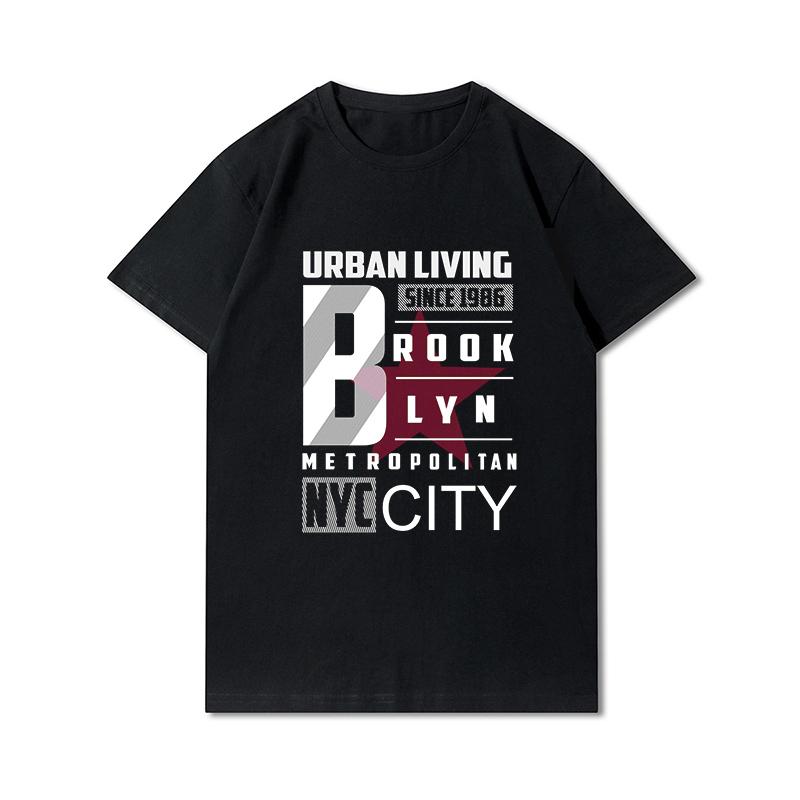 T-shirt Grafica Harajuku Vintage Anni '90 Magliette Donna Brooklyn Estive Oversize Streetwear Top Gotici Punk