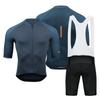 Men Women Cycling Jersey Shorts Set Breathable Bike Wear Road Running