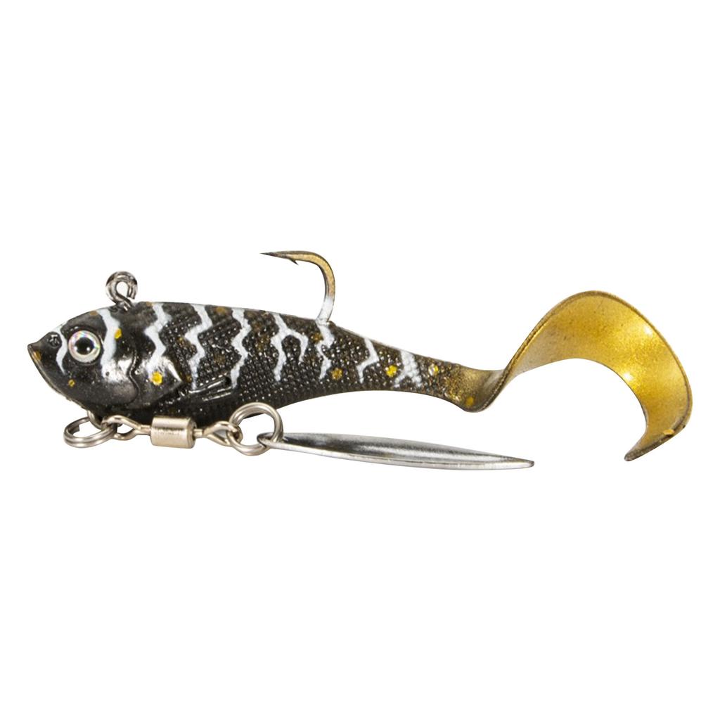 Soft Fake Fish With Spinning Spoon Fish Fake Fish Herring Shaker Artificial Silicone Fake Fish Bass Fake Fish
