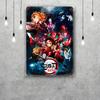 Kimetsuno Yaiba  Classic Poster Rusty Metal Plaque Retro Decorative Plate Bar Man Cave Garage Club Metal Sign Wall Decoration