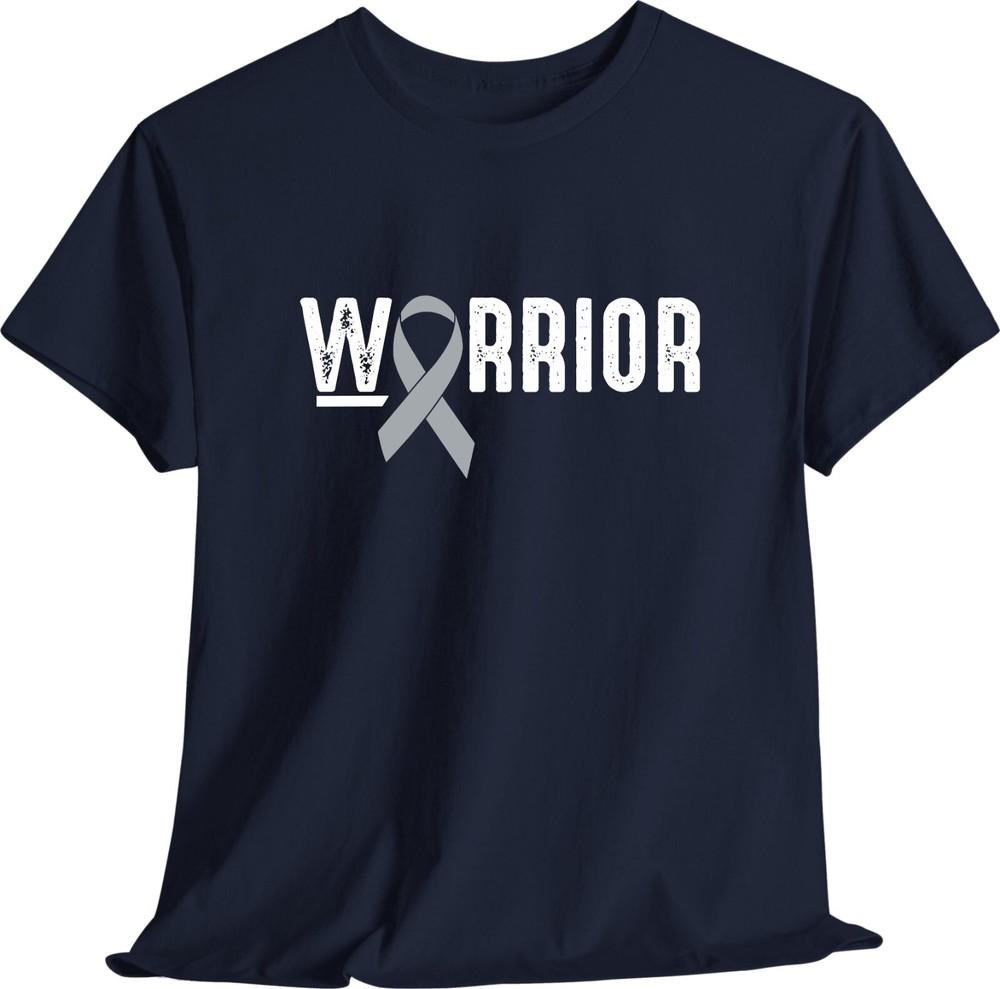 Brain Cancer Awareness TShirt Brain Cancer Support T Shirt Brain Cancer Ribbon S