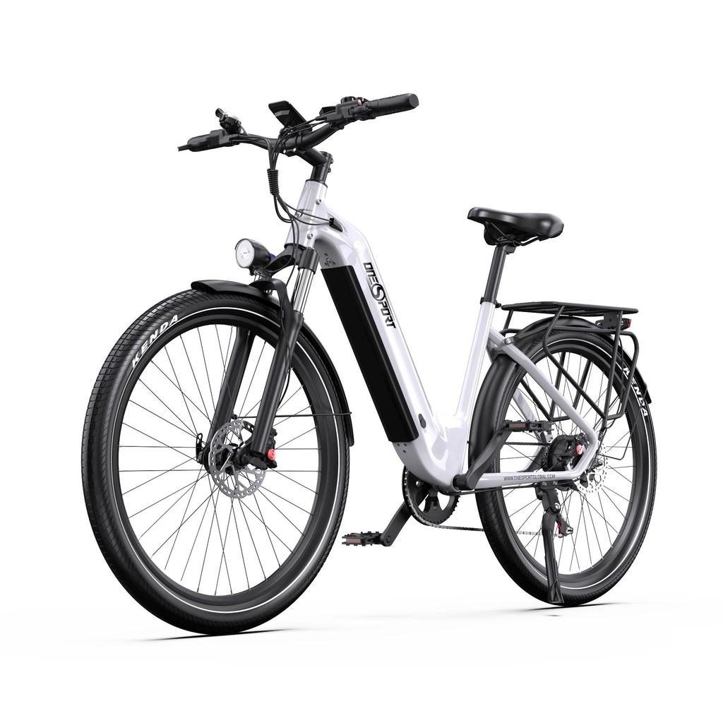 ONESPORT OT05 City Electric Bike, 250W Motor, 36V 18.2Ah Battery, 27.5*2.25-inch Tire