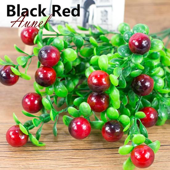 1Pc 6 Branches 18 Heads Artificial Fruits DIY Art
