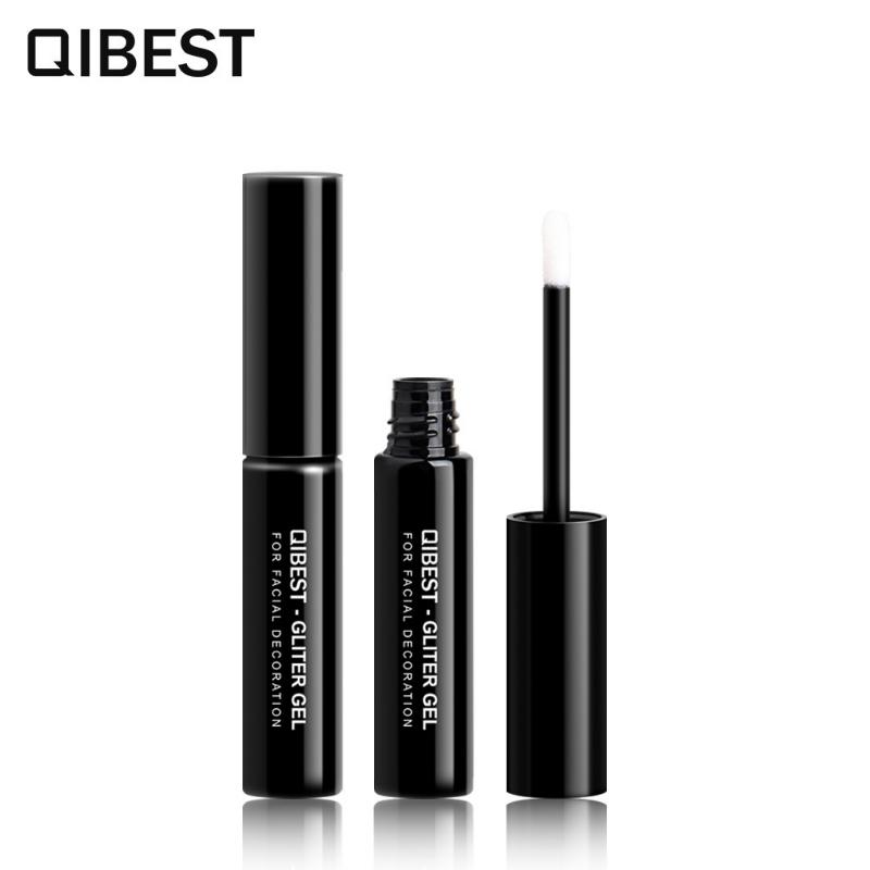 QIBEST Color Cosmetics High Glitter Gold Cibule Powder Lepidlo Přírodní oční stíny Nail Gold Cibule Lepidlo Rychleschnoucí