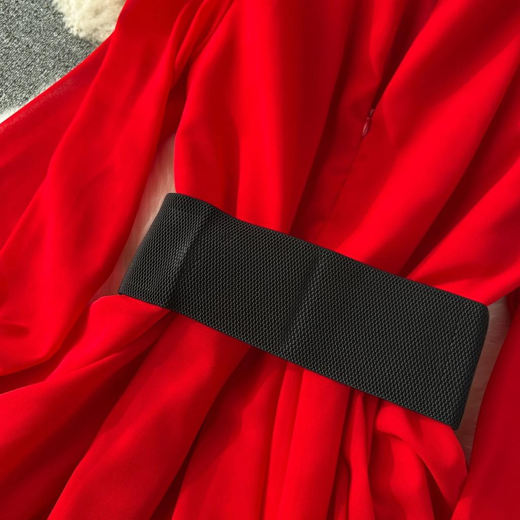 Podzimní krajka Vintage pohádkové šaty Dámské Patchwork Elegantní Party Midi Šaty Dámská mašle Korejská móda One Piece Sweet Dress 2024