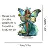 1pcs2D Bohemian Style Butterfly Fairy Statue Decoration - Forest Themed Decoration, Perfect for Bedroom and Living Room Decora