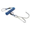 Diving Hook Spring Coiled Diving Lanyard Stainless Steel Scuba Diving Hook Double End Snap Clip Diving HookBlue