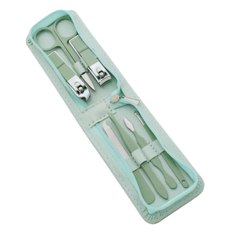 

Портативный маникюрный набор из 22 предметов: Щипчики для ногтей, инструменты для педикюра и ножницы для удаления омертвевшей кожи