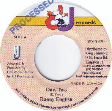 

7inch Record DANNY ENGLISH - One, Two NONE CJ Records 2000 Jamaica Reggae, Ska & Dub Used