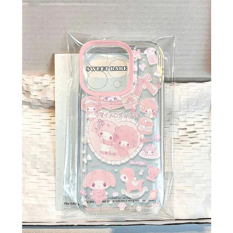 My Melody Lamb Cartoon Soft Case for iPhone 13-17 Pro/Max