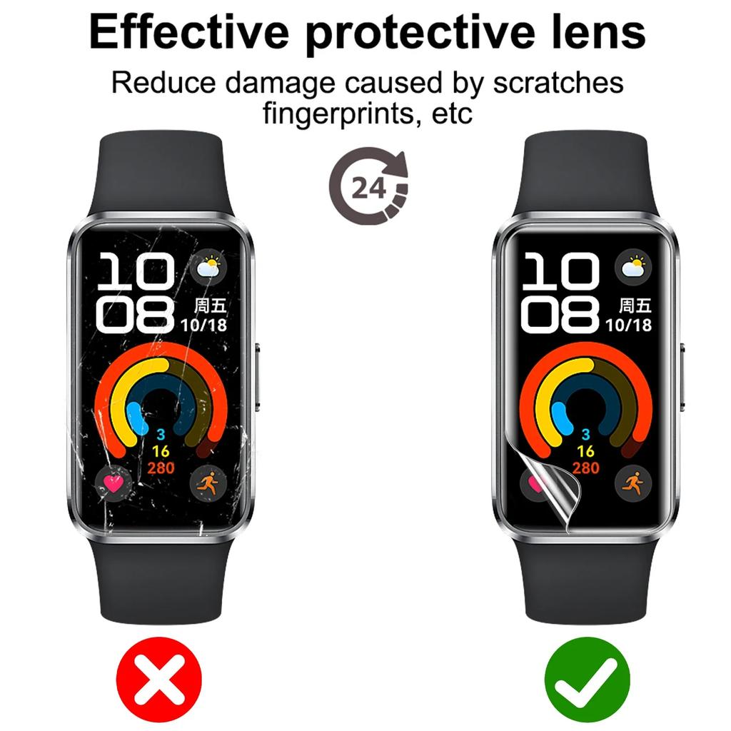 Soft TPU Hydrogel Films For Huawei Band 11/11 Pro  Full Cover Anti Scratch Screen Protectors Huawei Band 11 Band 11 Pro Films