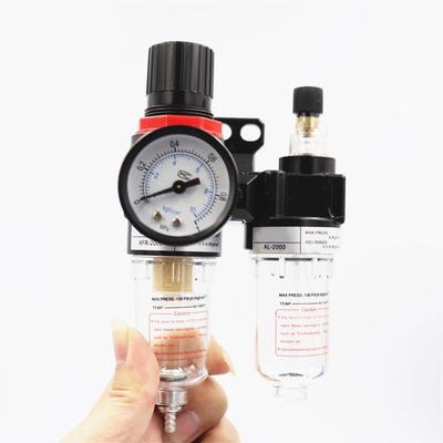1PCS1/4 "Luftkompressor Filter Wasser Ölabscheider Regler AFC2000 Luftaufbereitung Kann mit Schlauchanschlüssen der PC/PT-Serie verwendet werden