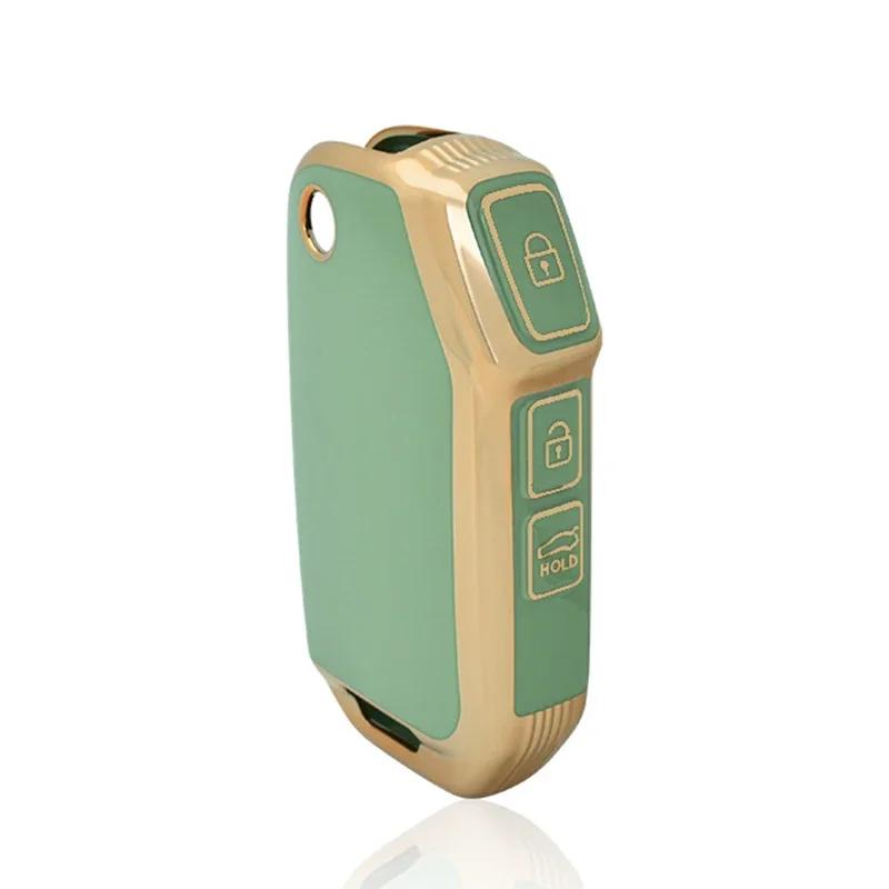 

3 Bottons Tpu Shell For Kia Sportage R Stinger Gt Sorento Ceed Cd Cerato Forte Seltos Car Key Fob Case Cover Accessories