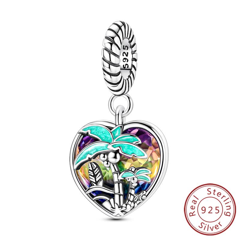 Silve Charms Beads Rabbit Robot Love Puppy Dog Charm Fit Original Bracelet Bangle Pendant Dangle Women Jewelry Gift