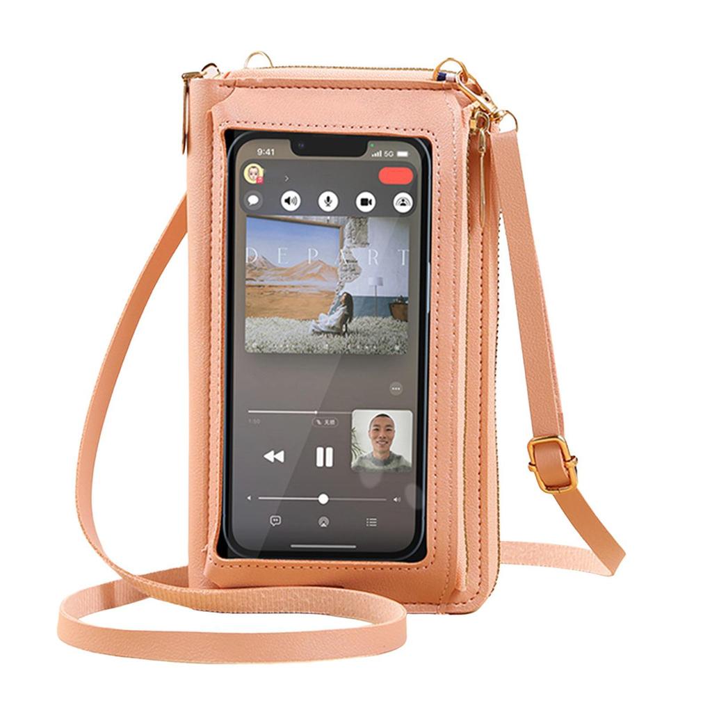 Sac Bandoulière Mini Pour Femme - PU Cuir, écran Tactile, Multiples Poches - Anti-vol - Taille 11,5x6x18 Cm