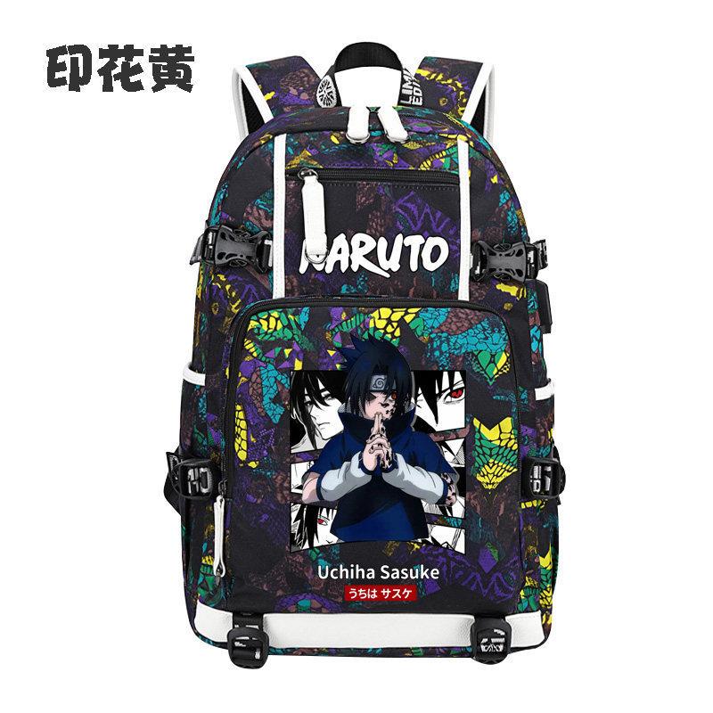 Naruto Anime Backpack Lightweight Ergonomic Lumbar Support Large Capacity for Students