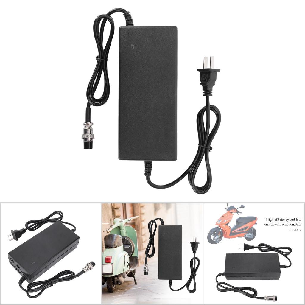 Încărcător portabil universal din plastic 3A pentru baterie de 60V pentru bicicletă trotinetă electrică