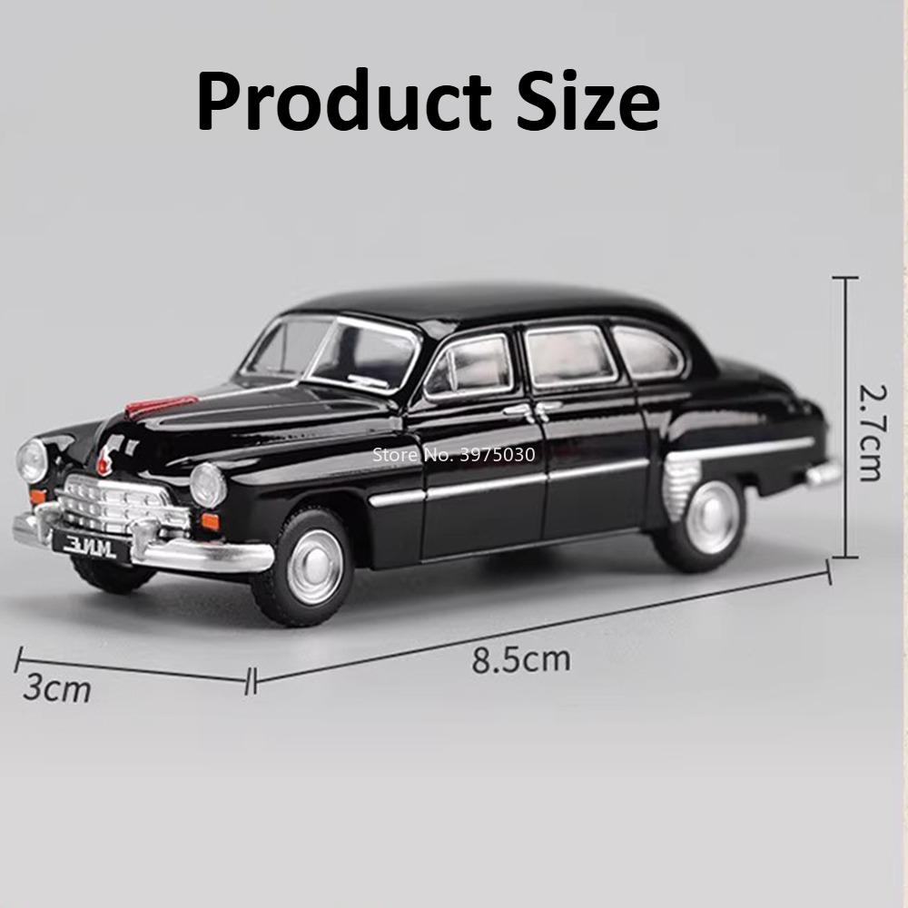 1:64 LADA 2105 2101 GAZ-12 ZIM ZIS-110 Model Cars Toy Alloy Diecast Wheel Shock Absorption Miniature Vehicle Child Perfect Gifts