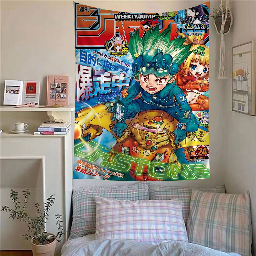 

Anime Dr SSTONE Colorful Tapestry Wall Hanging Bohemian Wall Tapestries Mandala Wall Art Decor 74x94cm(29x37in)