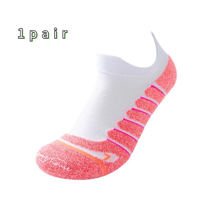 

Размер 35-39, тонкие весенне-летние новые носки для марафонского бега, женские быстросохнущие спортивные носки, носки-лодочки One-size розовый