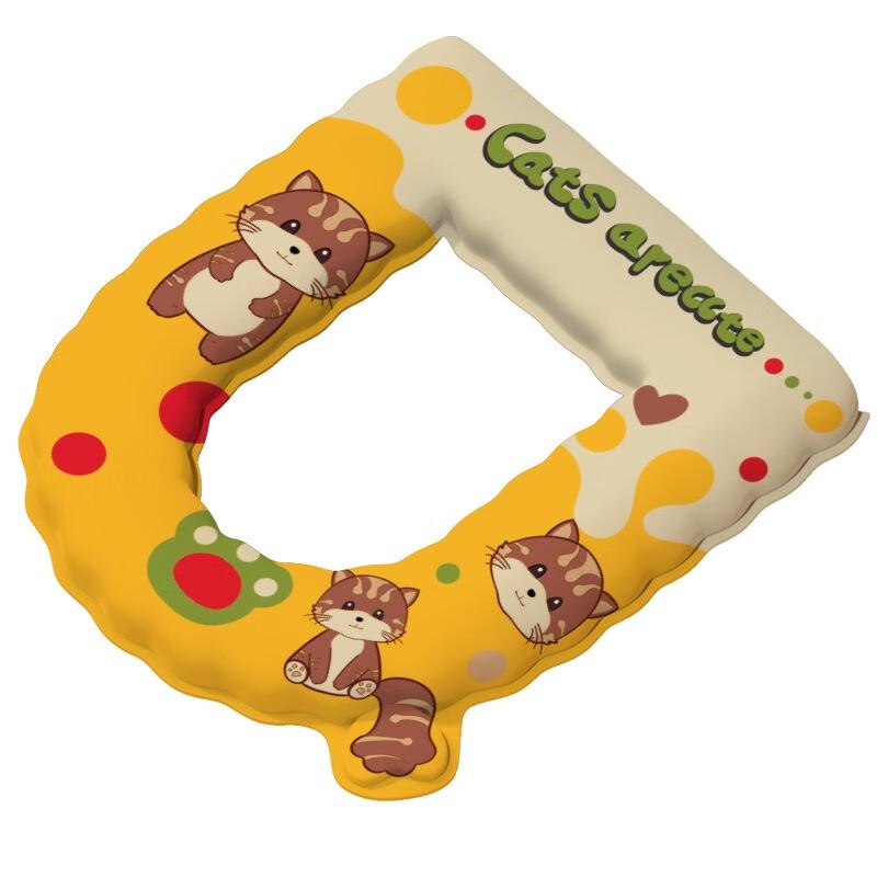 Waterproof EVA Toilet Seat Cushion 4-Piece Set