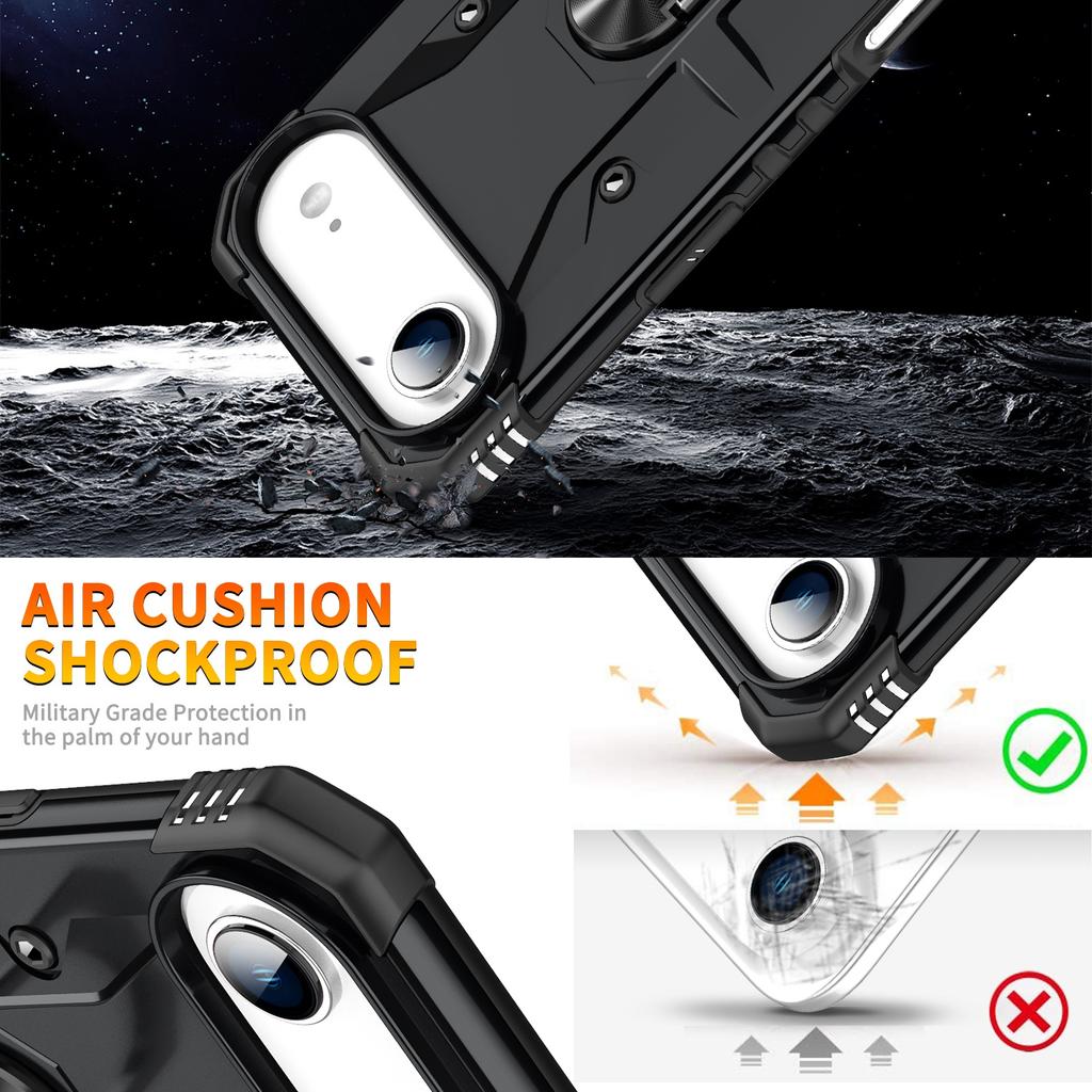 Impact Resistant Armor Case for Iphone 17 Air 15 16 Pro Max 16e 12 13 14 Plus Iphone17 Iphone16 Iphone14 Funda Cover