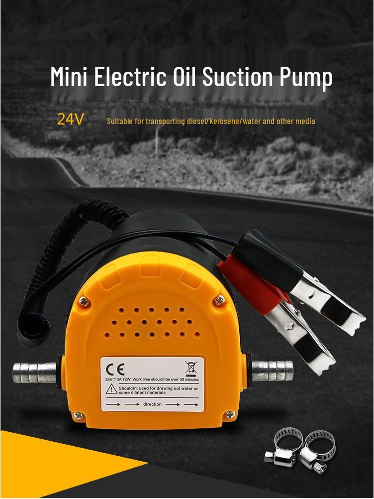 12V/24V Electric Self-Priming Mini Diesel Oil & Water Extractor Pump for Cars