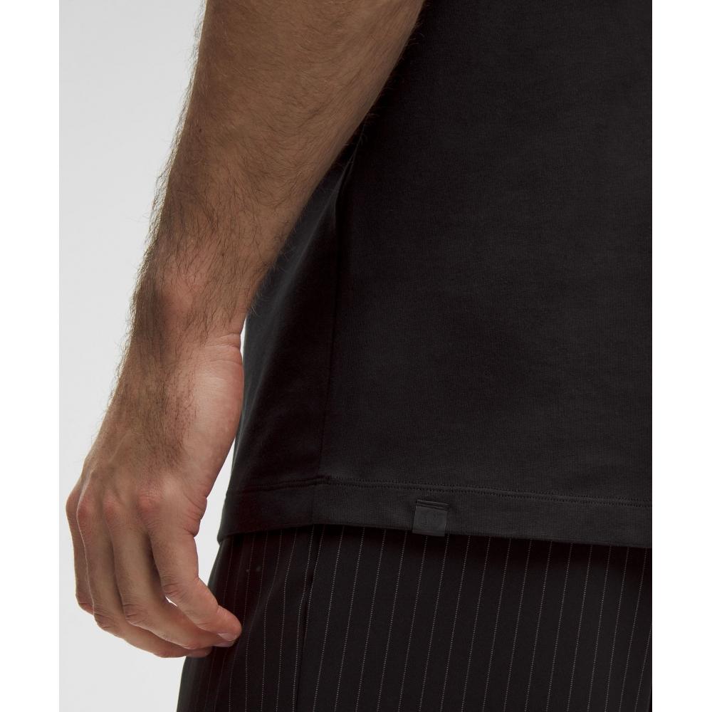 Lululemon HeavyweighT CoTTon Jersey T shirT  Wordmark Black