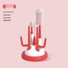 YOUKEBEI 5-in-1 Baby Bottle Brush & Drying Rack Set