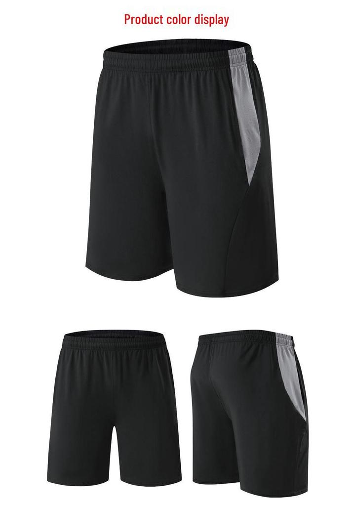 Men's Breathable Sports Shorts - Summer Training, Running, Tennis, Fitness, Comfortable Five-Point Pants