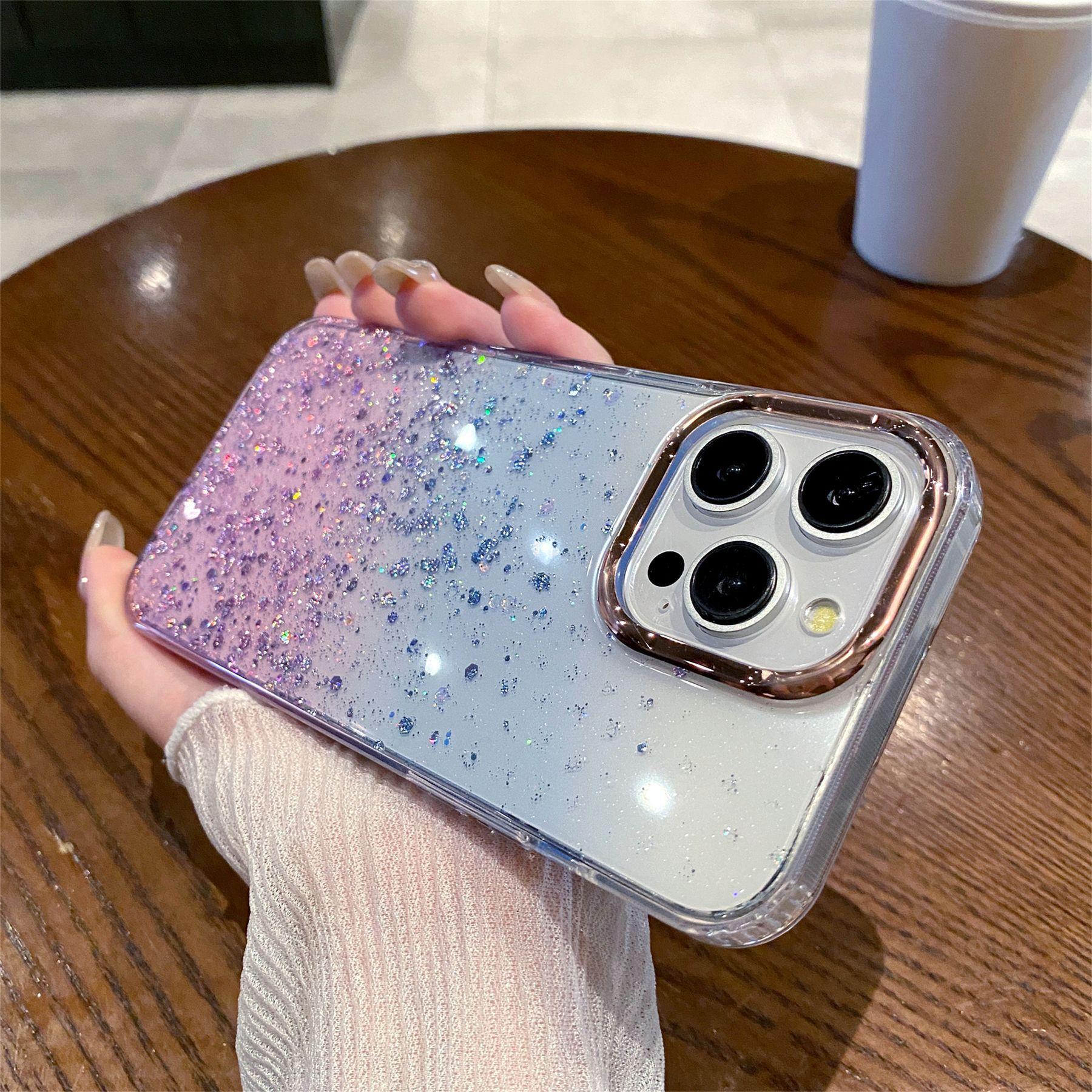 

Применимо к чехлу для iPhone 16 IMD, гальванизированное кольцо для линзы Apple 15promax, 14 защитный чехол с блестками Starlight Apple 16