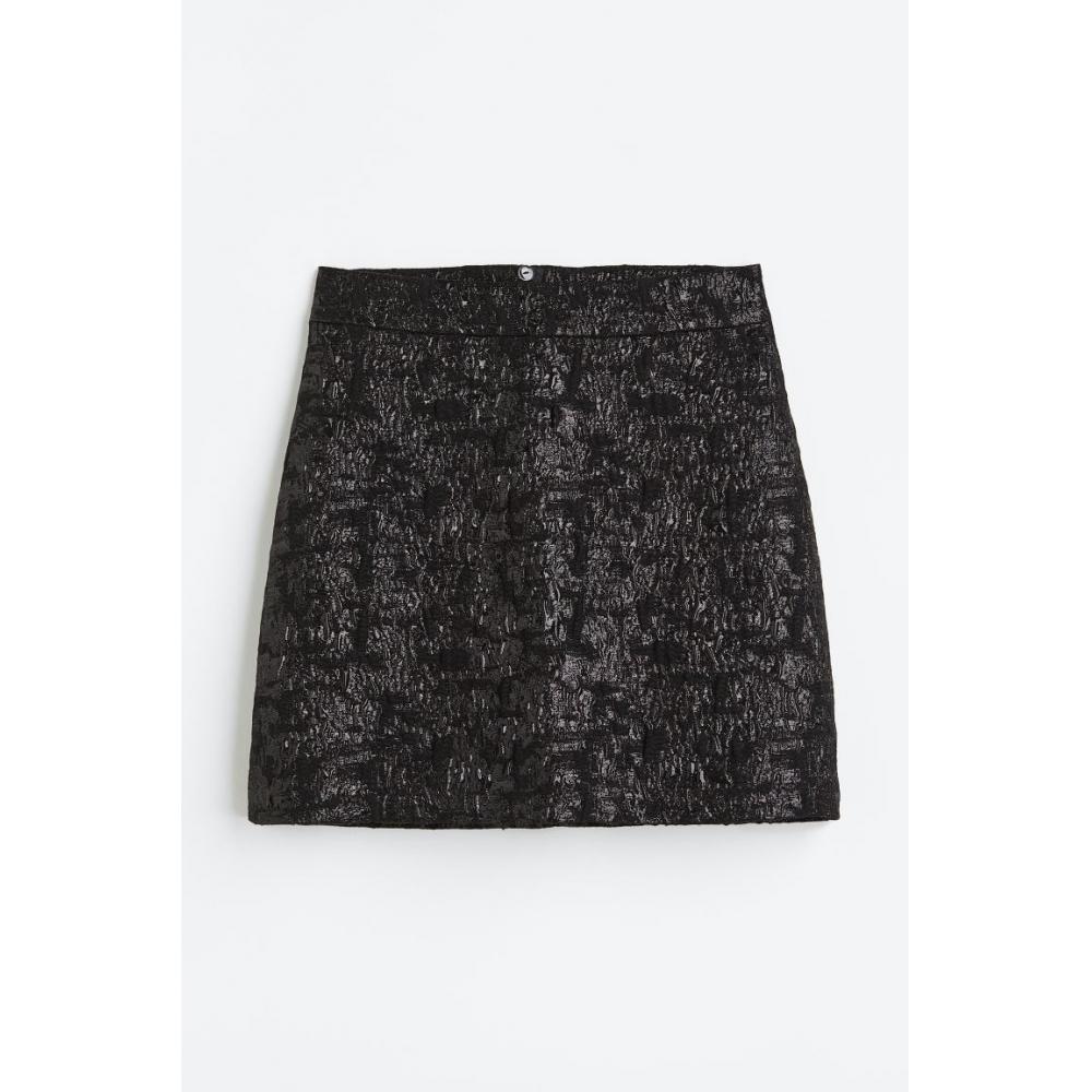 

H M A line skirt black