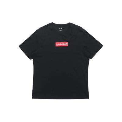Li Ning Sports Fashion Collection T Shirts Unisex Crew Neck Moderate Straight Fit AHSR665-1