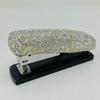 Bling Rhinestone Stapler Black Base Desk Accessory Home Crystal Stapler  Office