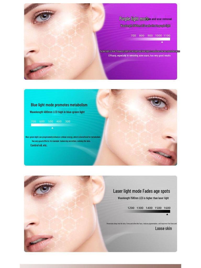 Photon Rejuvenation LED Facial Mask - Home Whitening & Beauty Device