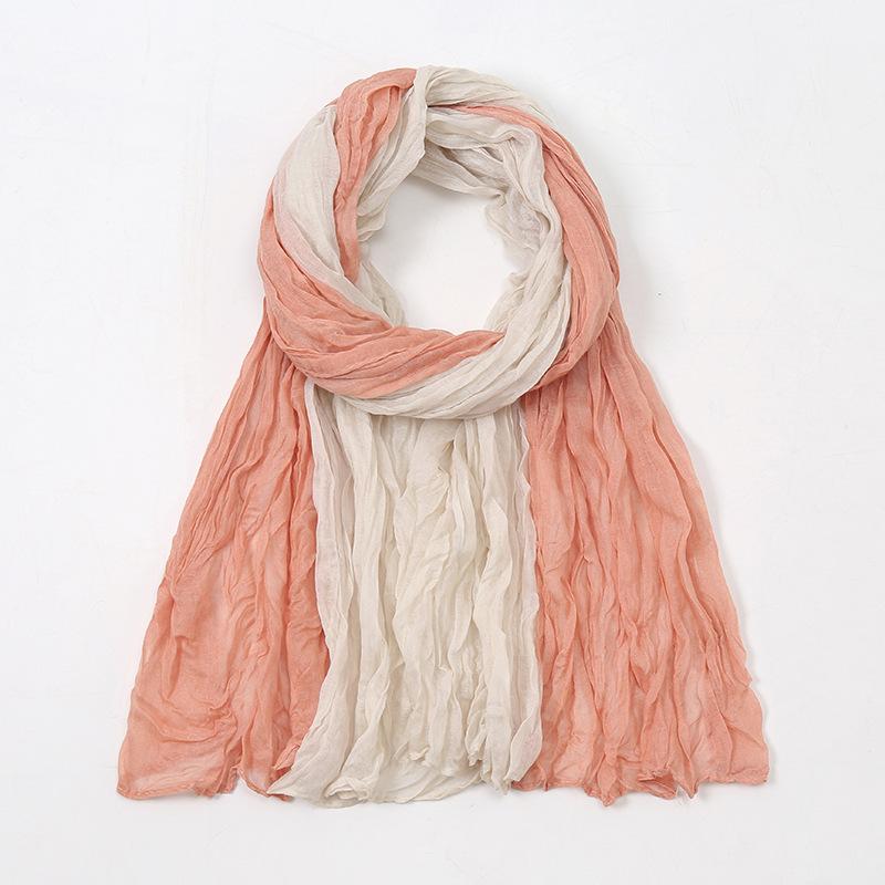 Spain Lovely Polka Floral Crinkle Viscose Shawl Scarf Lady Soft Thin Beach Wrap Pashmina Stole Bufandas Muslim Hijab 175*85Cm