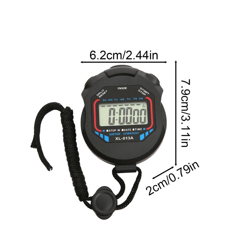 Handheld Digital Stopwatch Timer Outdoor Sports Training Timer Chronograph Stop Watch 0.01s Precision Timer Tools