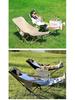 Foldable Outdoor Chair with Adjustable Backrest and Footrest