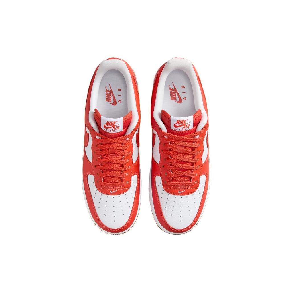 Nike Tênis Masculino Air Force 1 07 Argila Cósmica Laranja Branco FZ4627-800