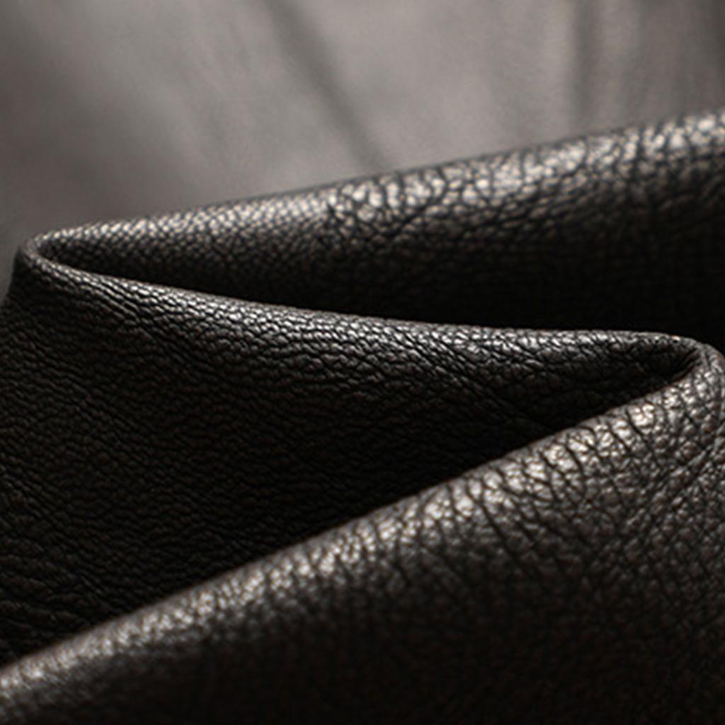 Men's Leather PU Vest Casual Retro Men's Jacket Trendy Work Vest Jacket