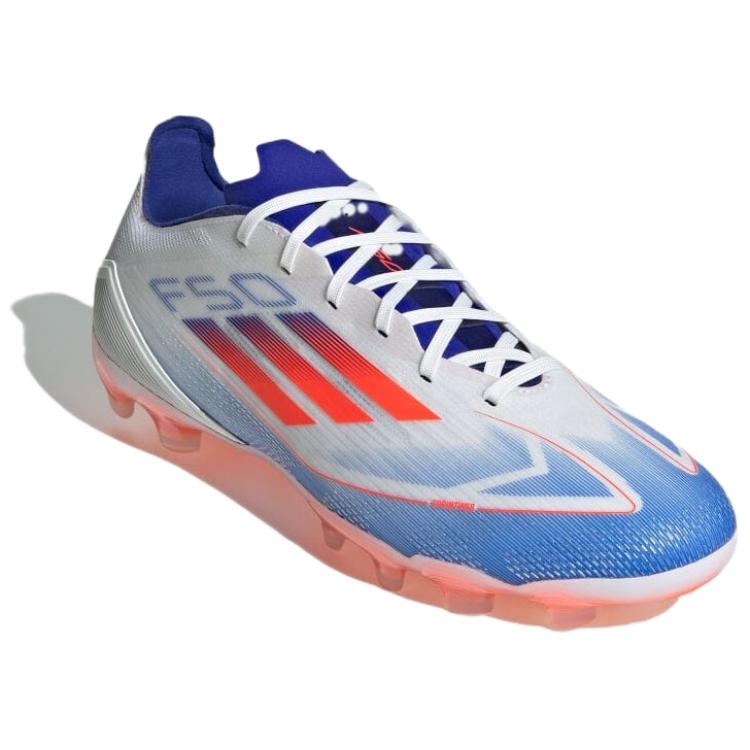 Adidas F50 Pro Comfortable Versatile AG HG Artificial Turf Soccer Shoes Men Soccer Shoes White Red Blue IF1325