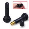 TR413 TR414 Vacuum Tire Valve Nozzle with Dust Cap Car Motorcycle Bicycle Snap-in Tubeless Tyre Rubber Valve Replaceable Parts
