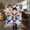 1 Stück DRAGON BALL Aufdruck Flanelldecke, Hohe Qualität für alle Jahreszeiten, Heimdekoration, Wärme und Komfort, Perfekt für Weihnachtsgeschenke