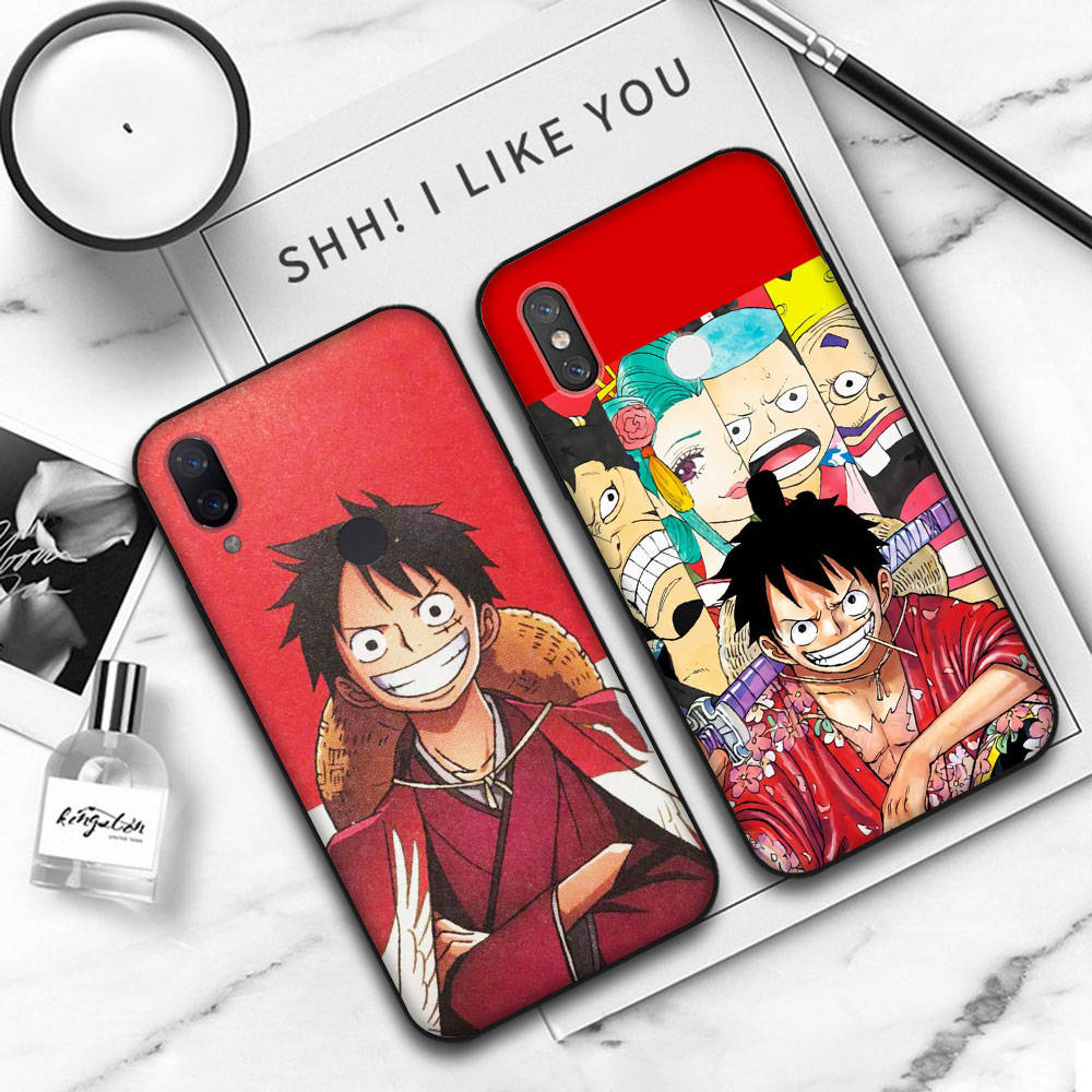 JW79 One Piece Luffy Monkey Black Soft Case for OPPO Reno 8 6 5 4 Pro Plus Find X3 A17 A3 A31 A38 A40 A53 A54 A55 A74 A76 A78 A77 A80 A94 A95 A96 Lite