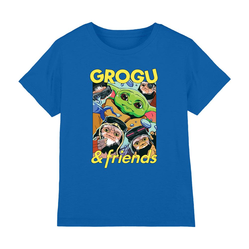 The Mandalorian & Grogu Childrens/Kids Friends T-Shirt