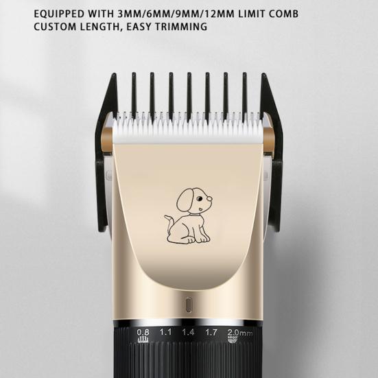 USB Aufladung Tierhaarschneider Wiederaufladbare Pflegewerkzeuge Leistungsstark Scharf Tier Elektrisch
