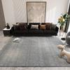 Simple Geometric Wind Carpet Living Room  New Log Wind Non-washable Bedroom Bedside Rug Japanese Floor Cushion