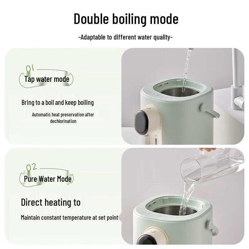 Bear 5L Smart Electric Kettle with 316L Stainless Steel Liner and Multi-Temperature Control